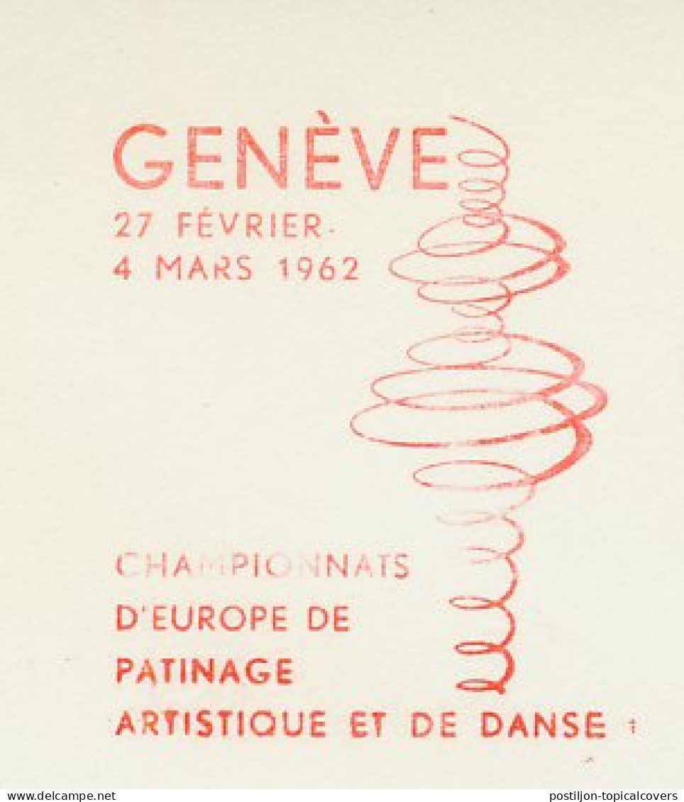 Meter Cut Switzerland 1962 European Championships Figure Skating Geneve 1962 - Hiver