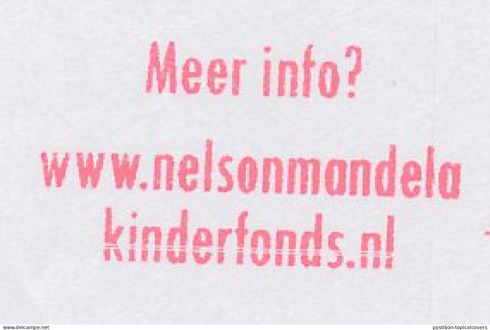 Meter Proof / Test Strip FRAMA Supplier Netherlands Nelson Mandela - Children S Fund - Sonstige & Ohne Zuordnung