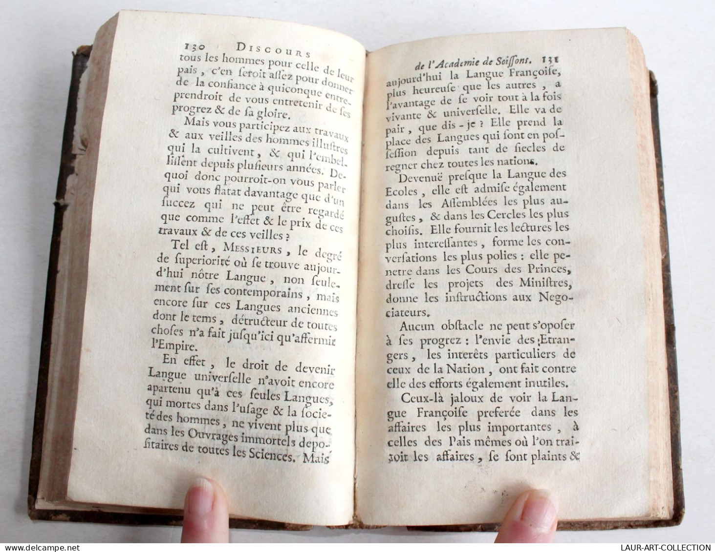 RECUEIL DE PLUSIEURS PIECES D'ELOQUENCE ET POESIE PRESENTÉES A L'ACADEMIE FRANCOIS 1711 / ANCIEN LIVRE XVIIIe (2204.51) - 1701-1800