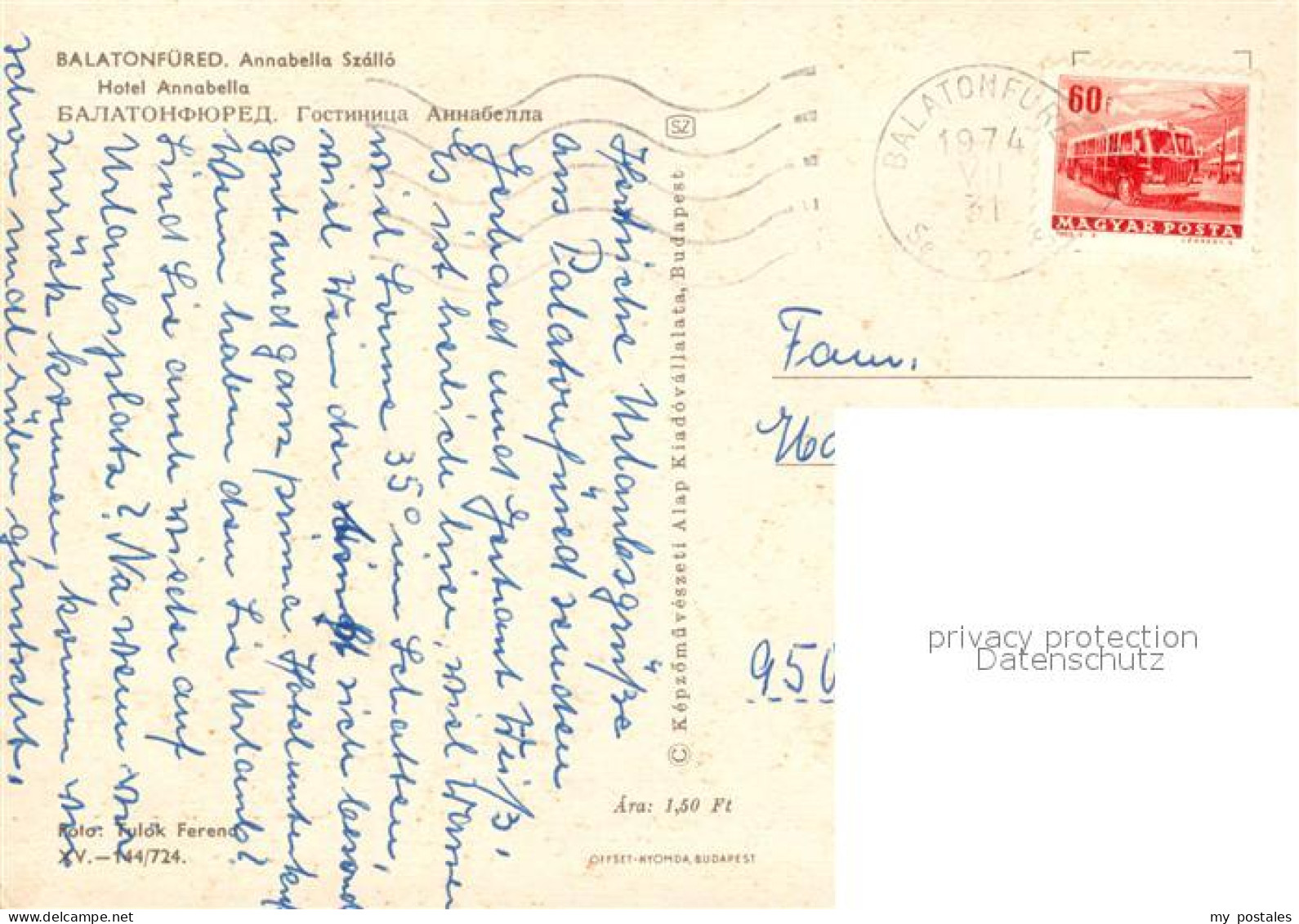 73219166 Balatonfuered Annabella Szallo Hotel Plattensee Balatonfuered - Ungheria