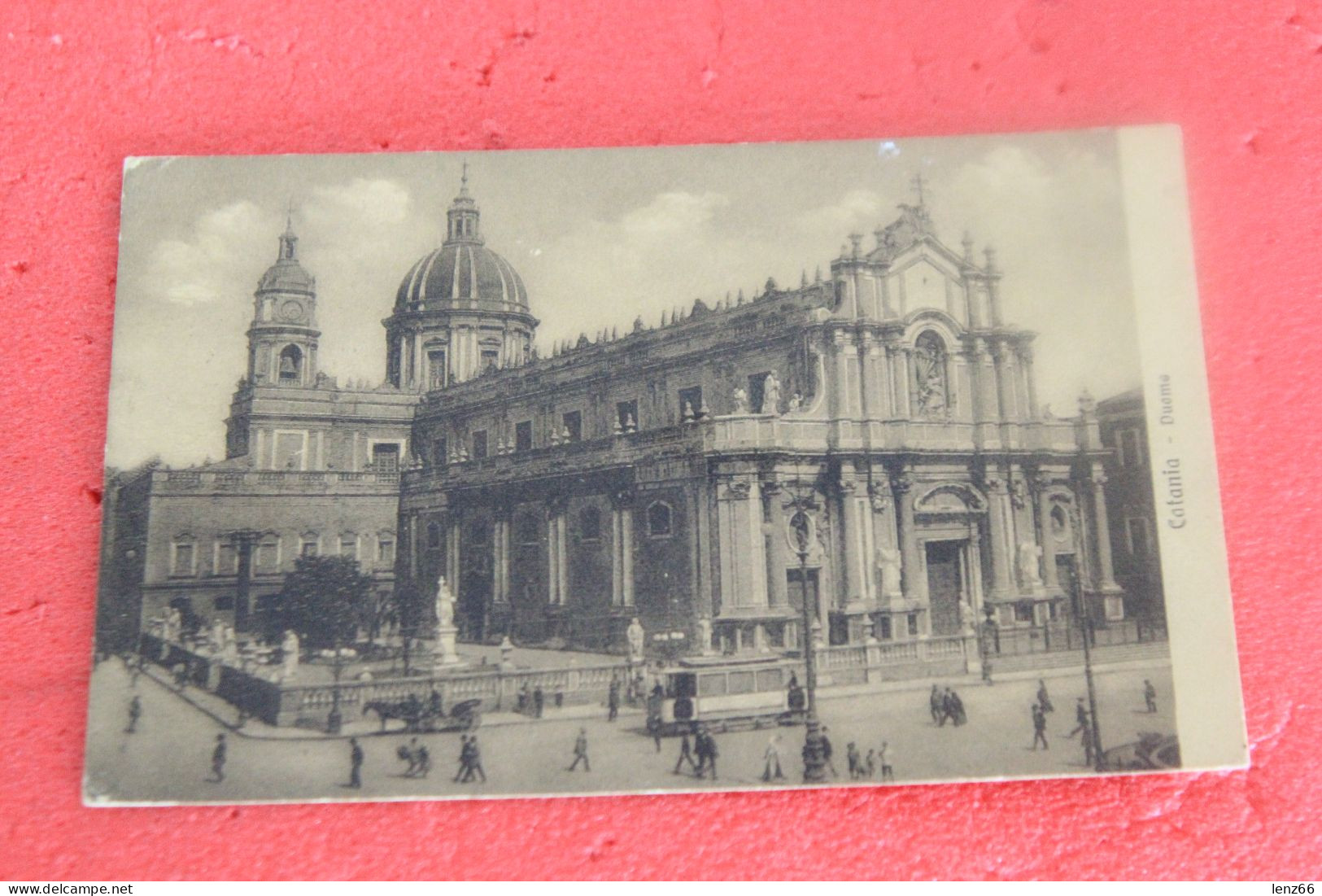 Catania Duomo + Tram 1913 Ed. Sciutto - Catania