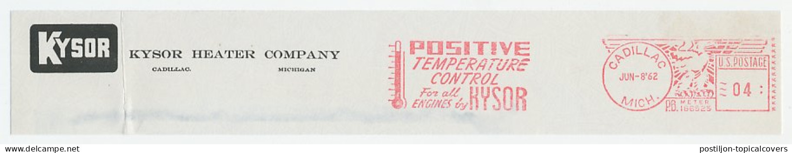 Meter Top Cut USA 1962 Thermometer - Temperature Control - Autres & Non Classés