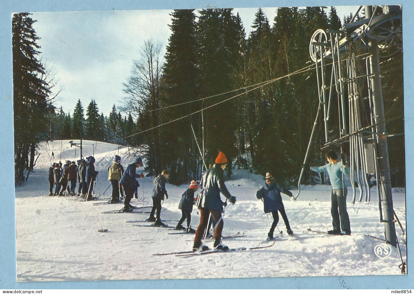 A106  CP  SEPTMONCEL  (Jura)  Village De Vacances De Lamoura - La Combe Du Lac - Le Téleski +++++ - Septmoncel