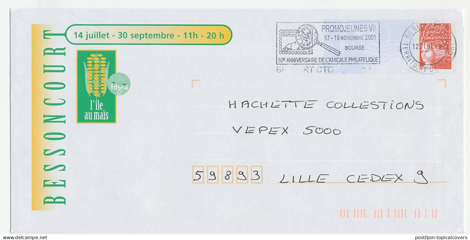 Postal Stationery / PAP France 2001 Corn - Maize - Agricultura