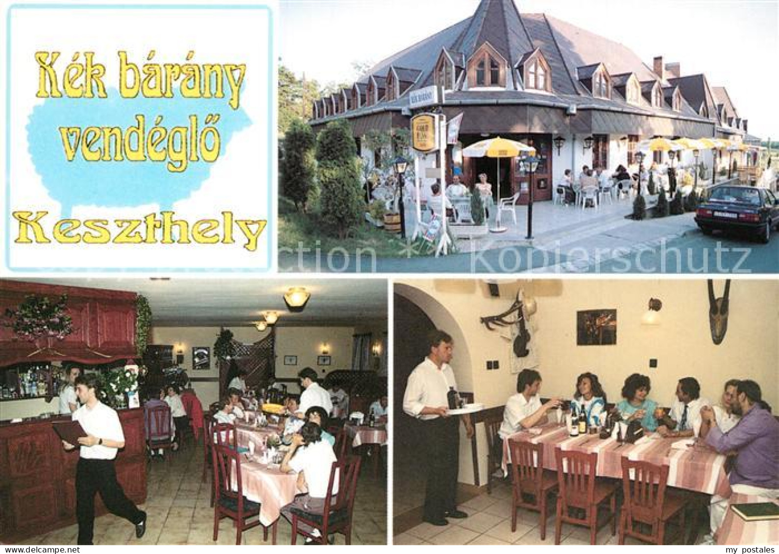 73219088 Keszthely Kek Barany Vendegloe Restaurant Zum Blauen Lamm Keszthely - Ungheria