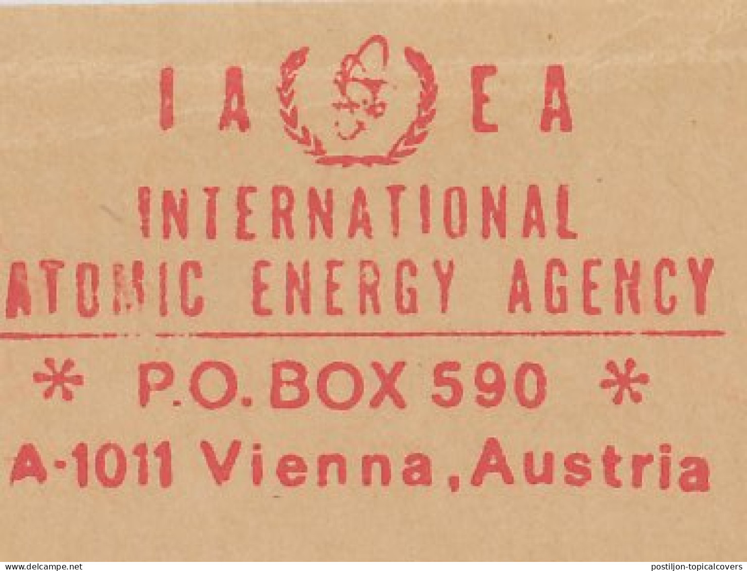 Meter Cover Front Austria 1971 IAEA - International Atomic Energy Agency - Other & Unclassified