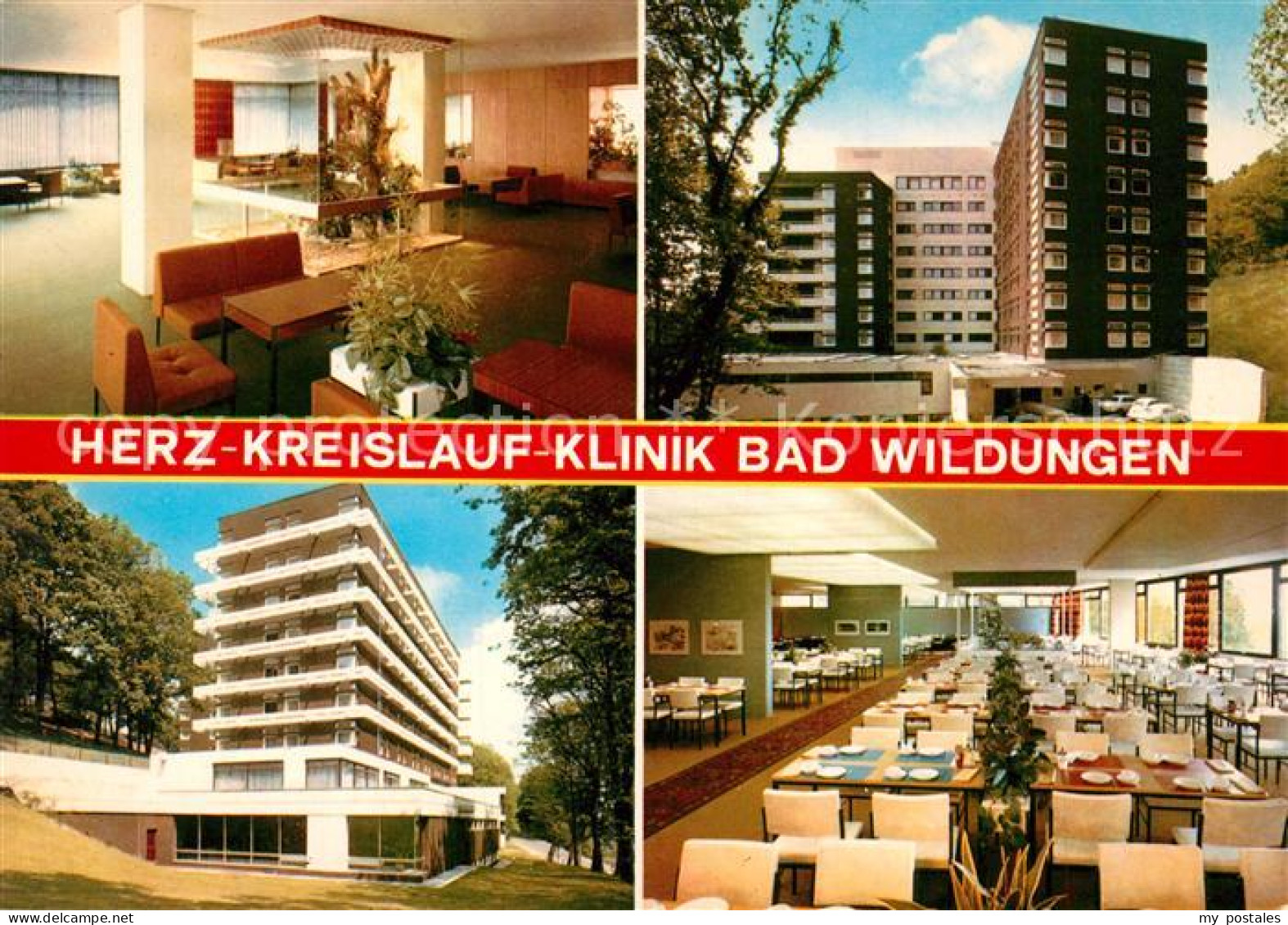 73219069 Bad Wildungen Herz Kreislauf Klinik Aufenthaltsraum Foyer Restaurant Ba - Bad Wildungen