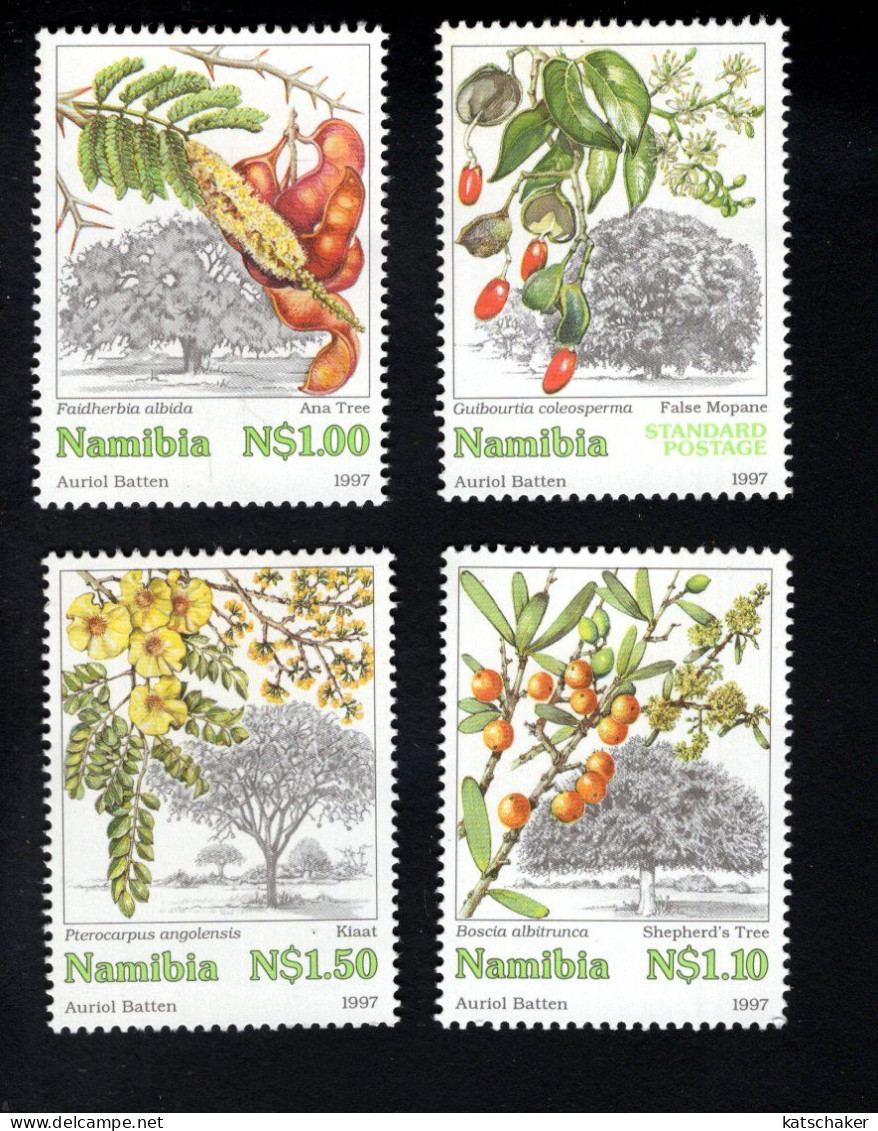 2025384905 1997 SCOTT 849 852 (XX) POSTFRIS MINT NEVER HINGED - FLORA - TREES - Namibie (1990- ...)