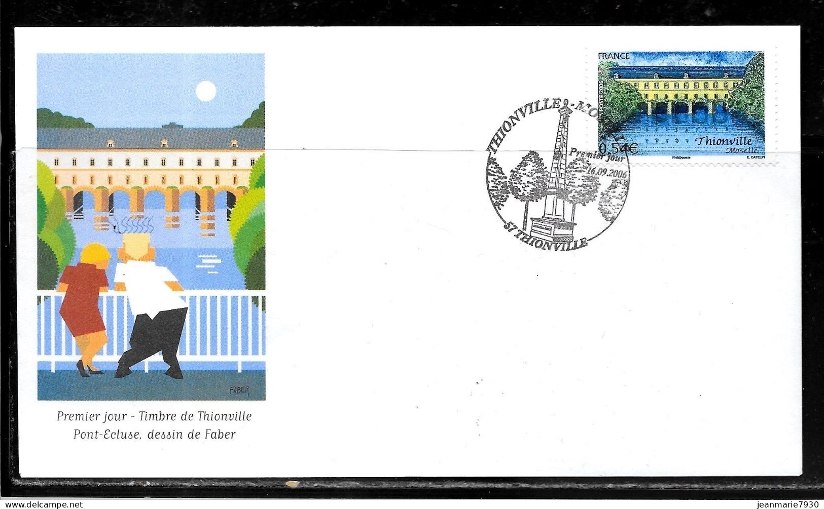 K174 - N° 3952 SUR LETTRE DE THIONVILLE DU 16/09/06 - PREMIER JOUR - Commemorative Postmarks