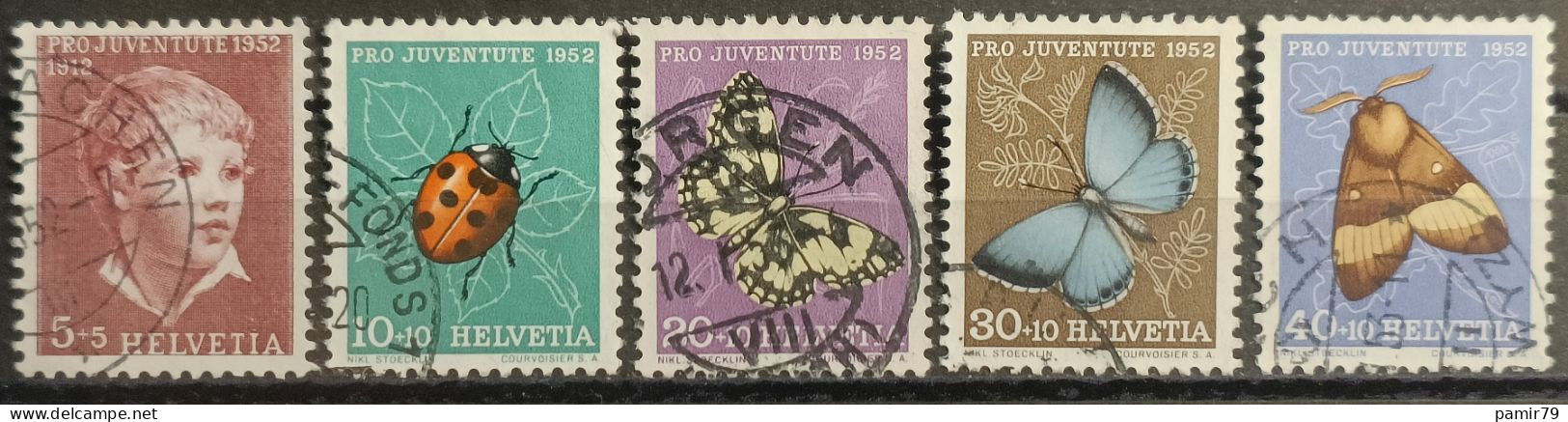 1952 Pro Juventute Satz Gestempelt - Used Stamps