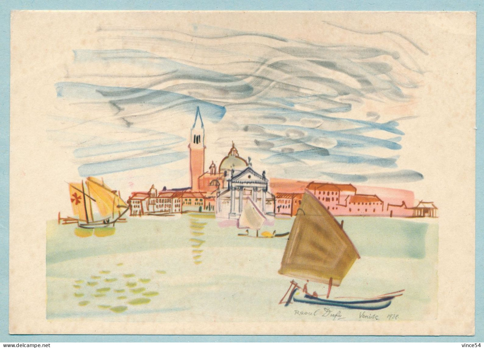 Raoul DUFY - Venise - Venice - 1938 - Malerei & Gemälde