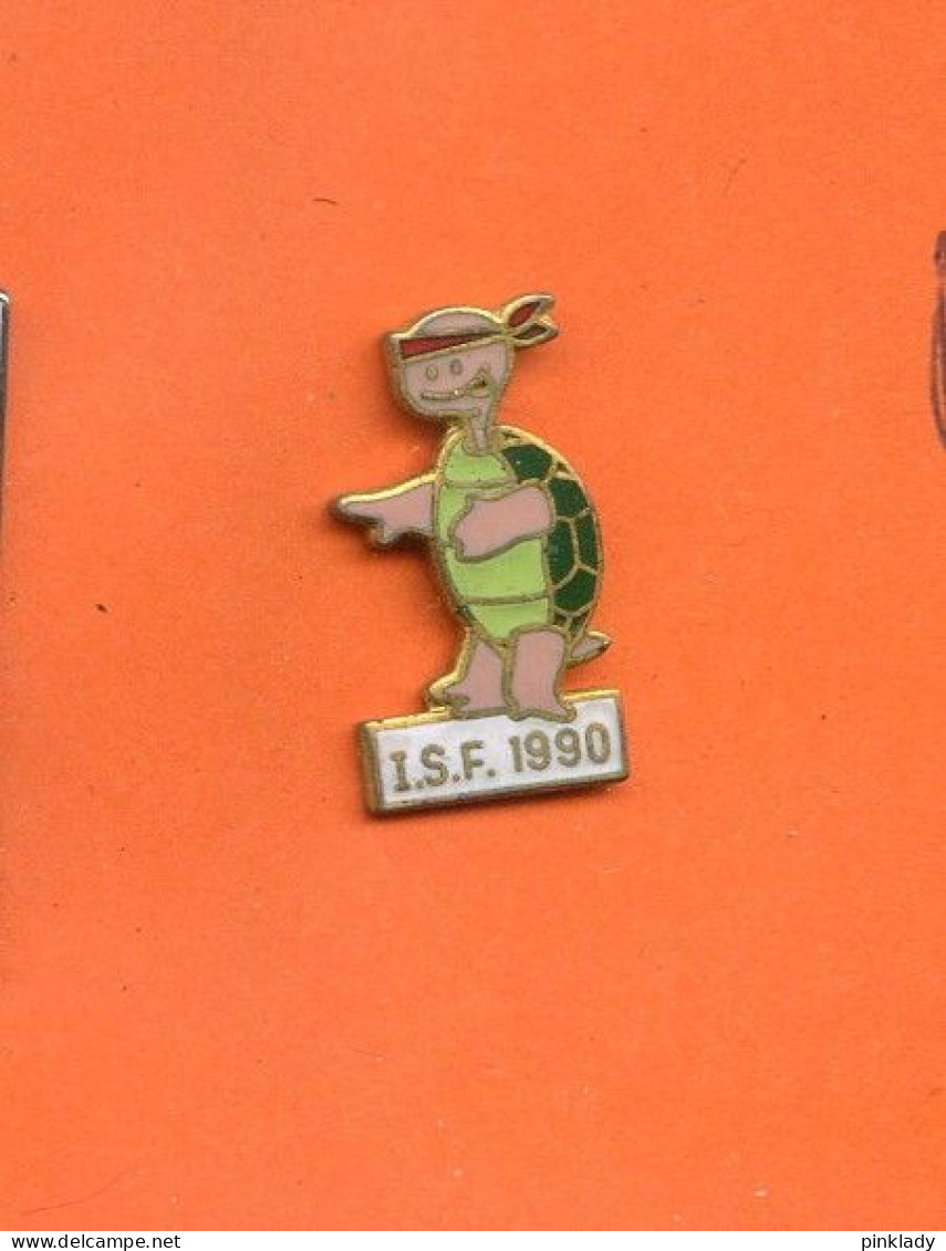 Rare Pins Tortue Isf 1990 Egf H249 - Dieren