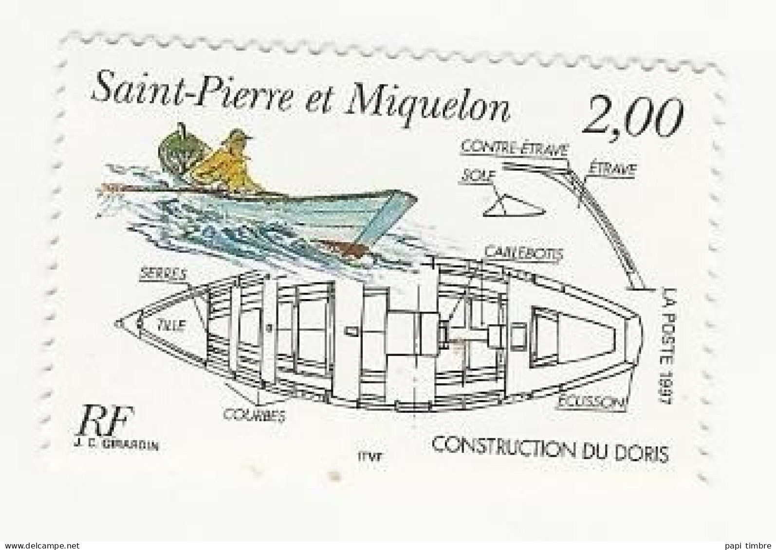 SPM-1997-Le Doris - N° 645 ** - Unused Stamps