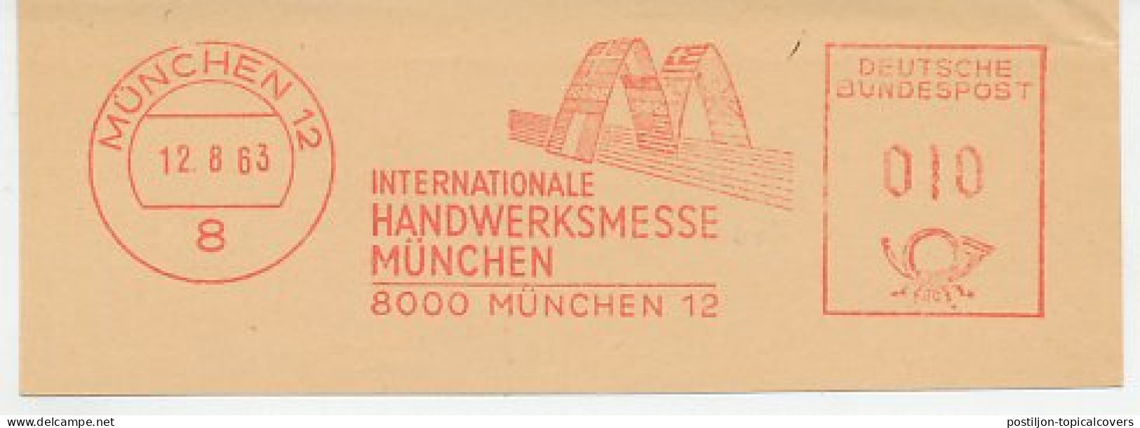 Meter Cut Germany 1963 Crafts Fair - Fags - Other & Unclassified