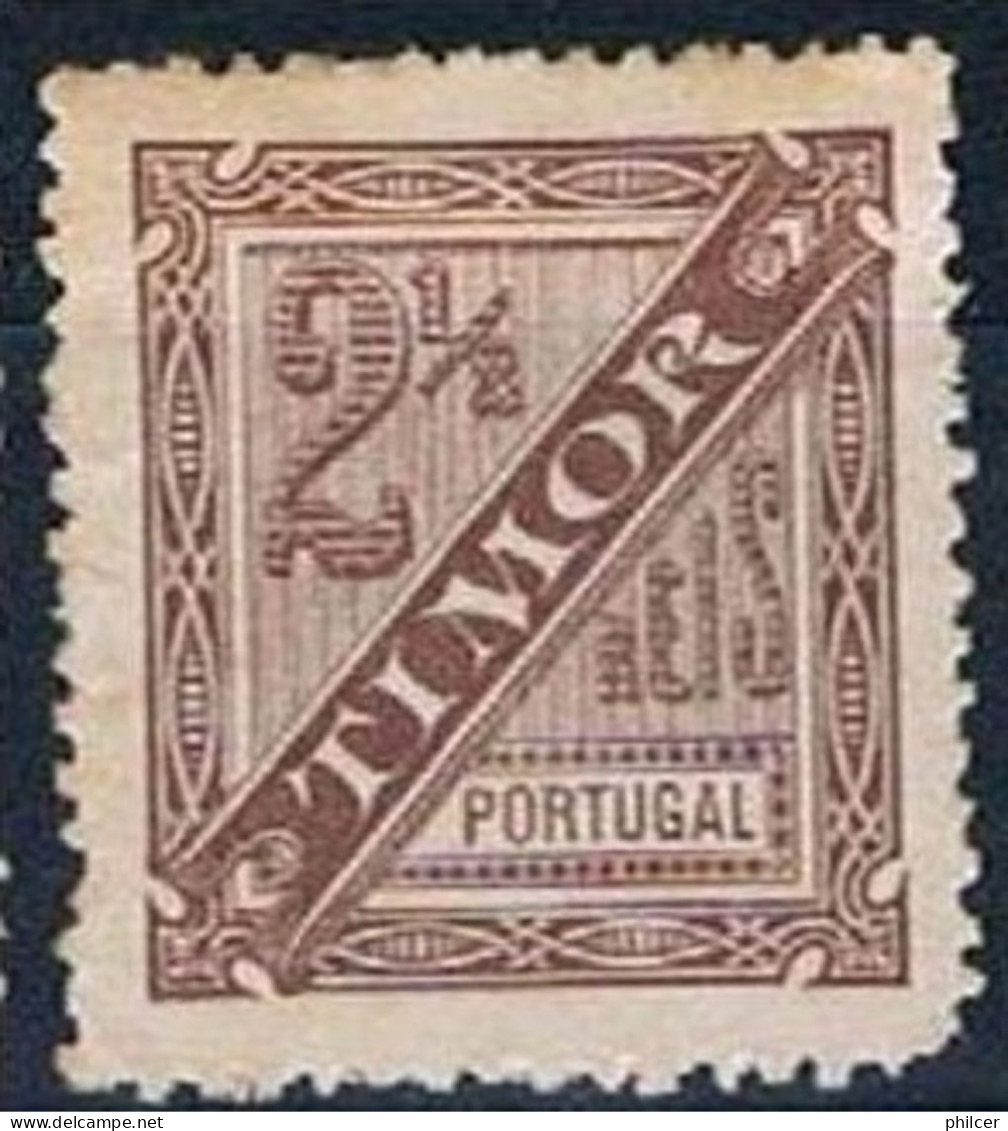 Timor, 1893/4, # 25 Dent. 13 1/2, MNG - Timor