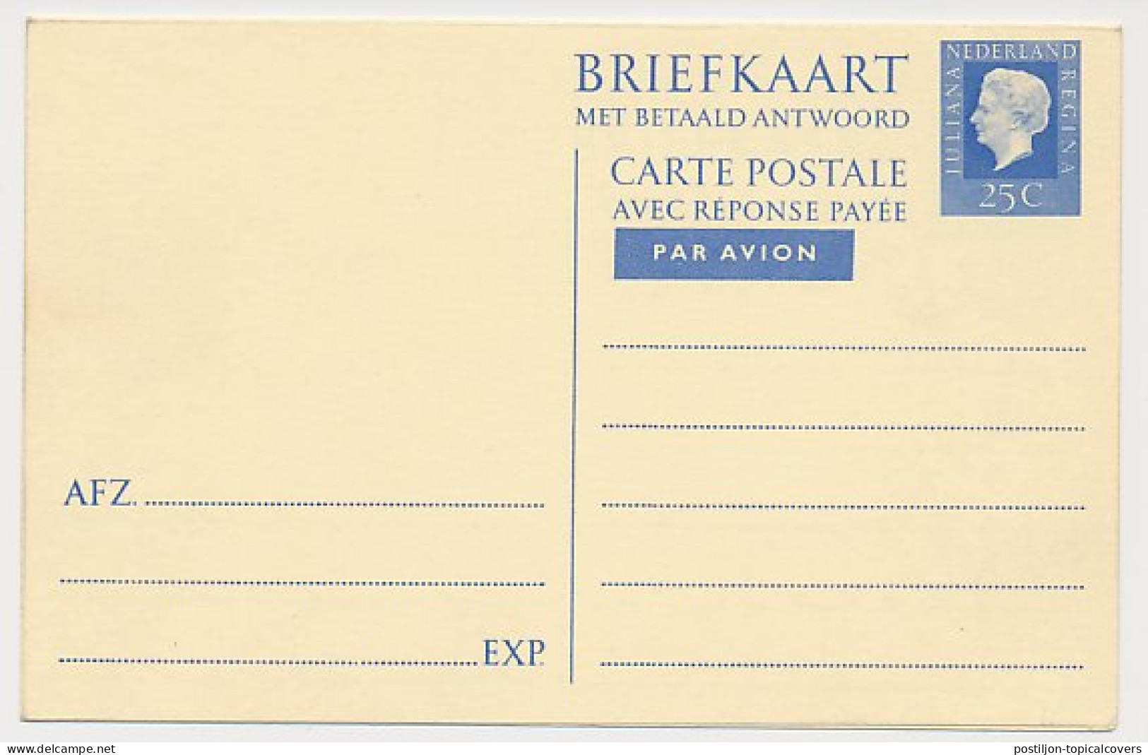 Briefkaart G. 345 - Ganzsachen