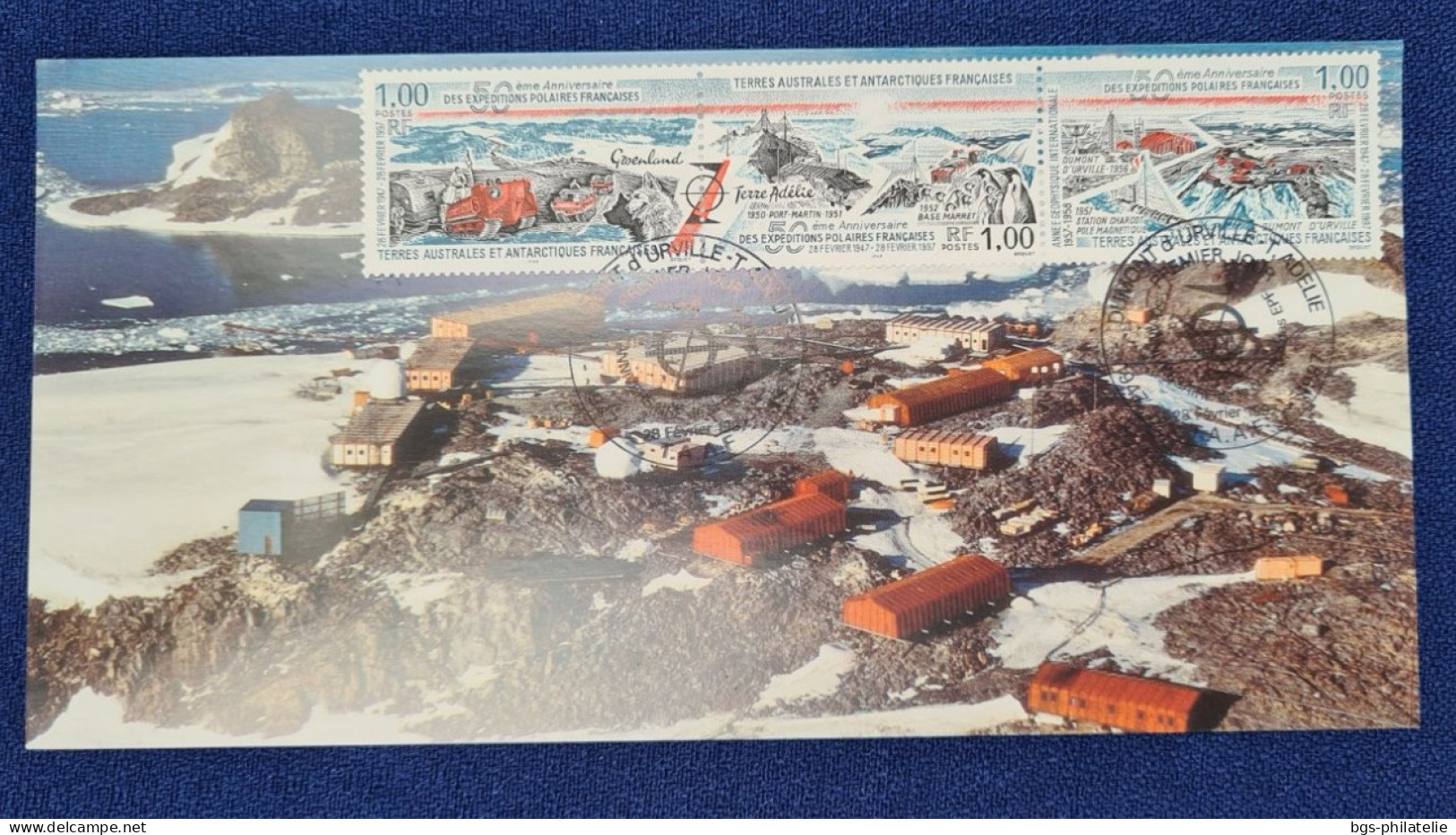 TAAF,  Timbre Numéro 225A Oblitéré De Terre Adélie Le 28/2/1997. - Covers & Documents