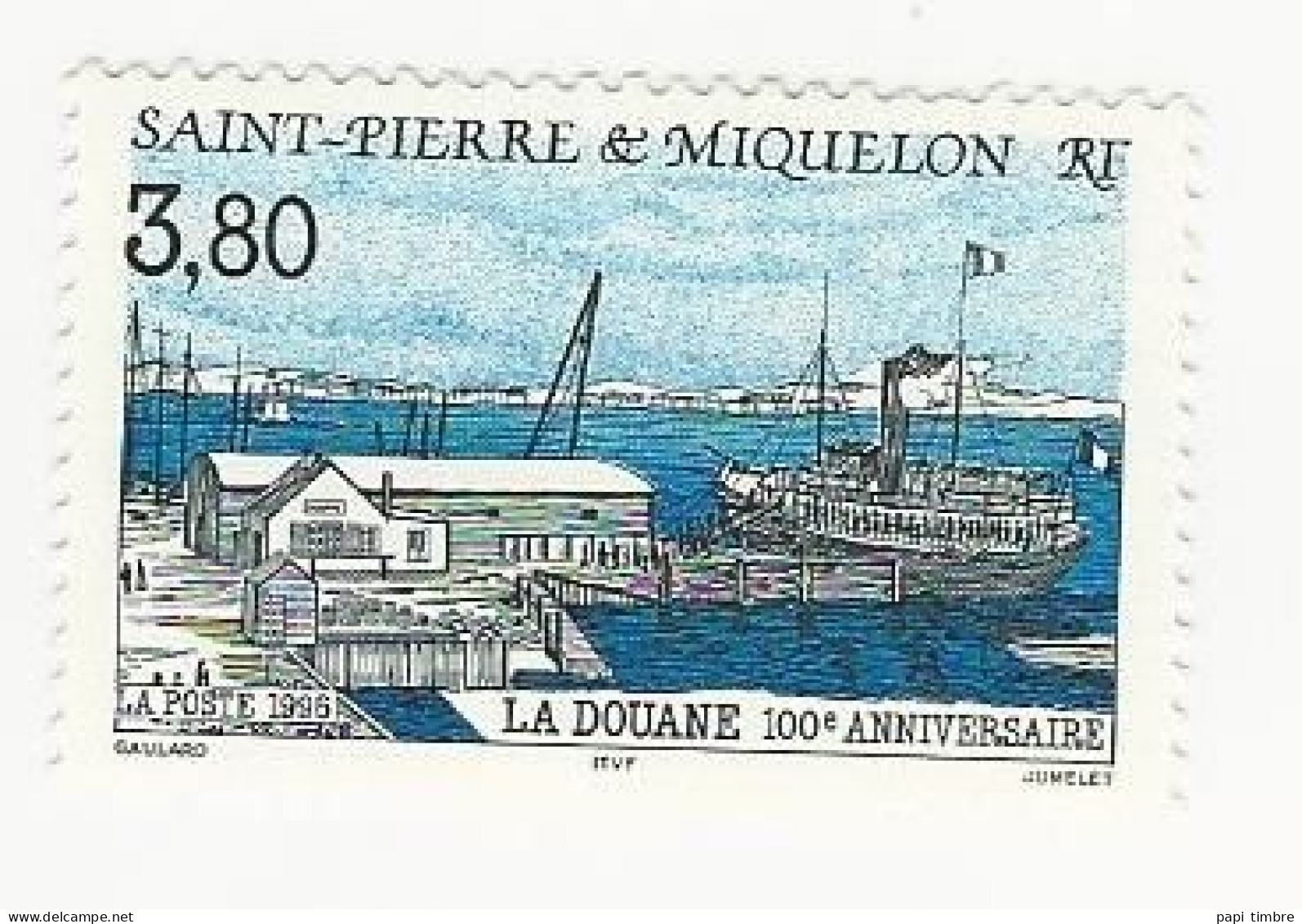 SPM-1996-Bâtiment Public. La Douane - N° 636 ** - Unused Stamps