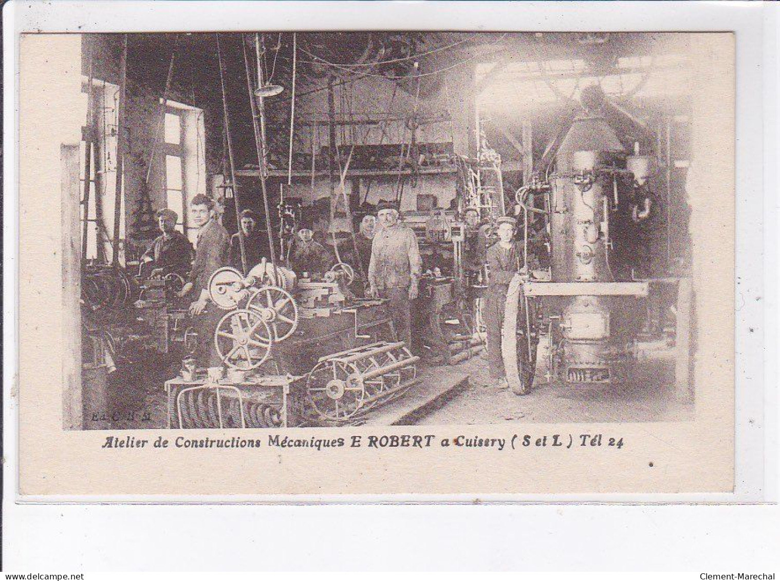 CUISERY: Atelier De Construction Mécaniques E. Robert - Très Bon état - Other & Unclassified