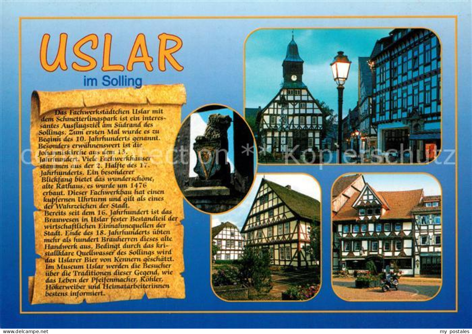 73217205 Uslar Solling Altstadt Fachwerkhaeuser Chronik Uslar Solling - Uslar