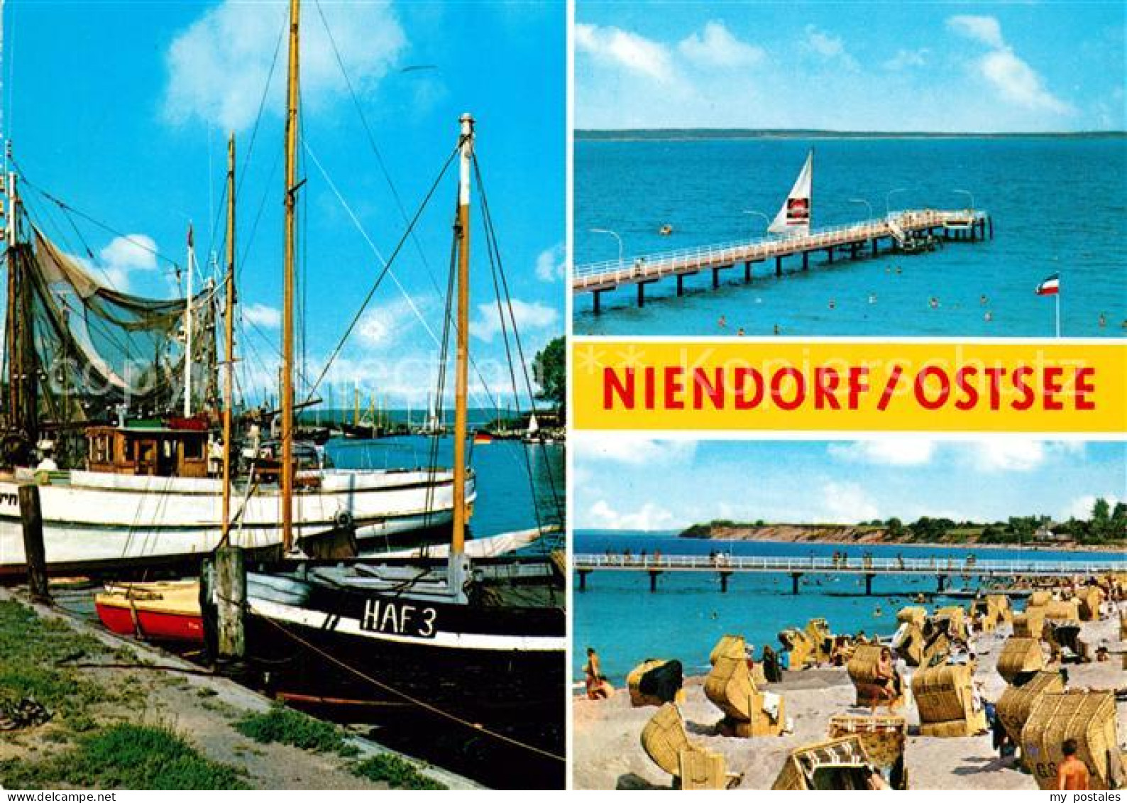 73217185 Niendorf Ostseebad Fischerhafen Seebruecke Strand Niendorf Ostseebad - Timmendorfer Strand