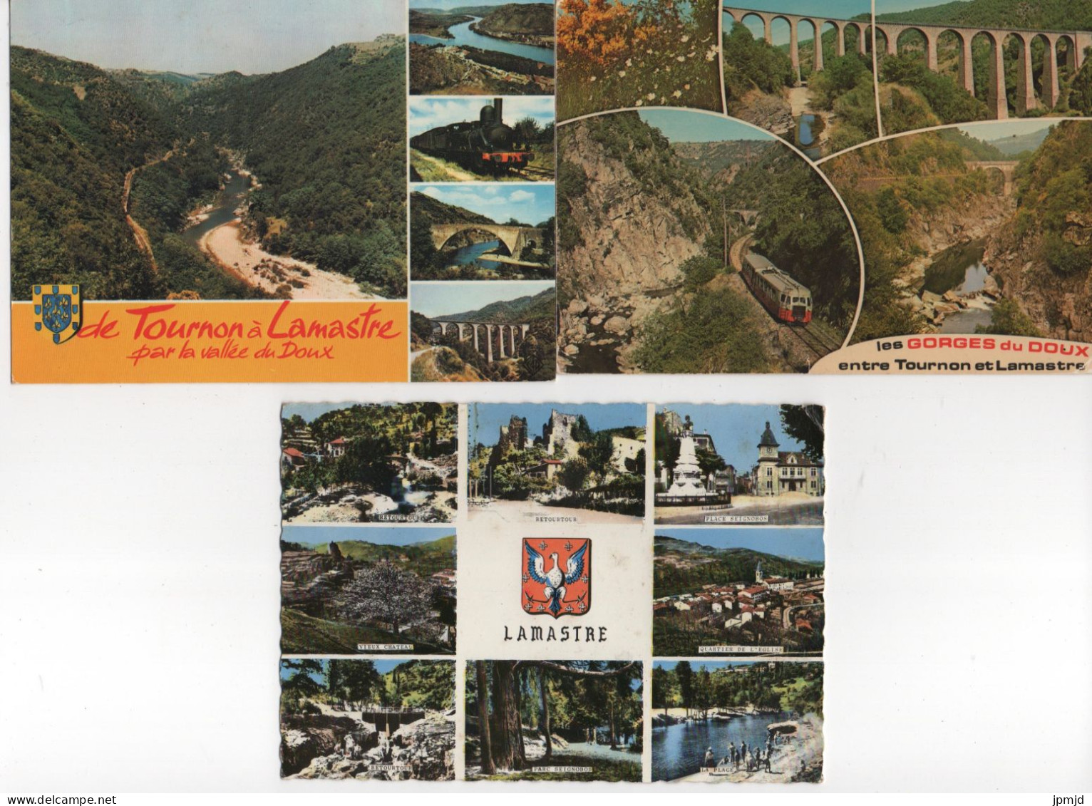 07 - Tournon - Lamastre - Vallée Du Doux - Lot De 5 Cartes Postales  - (R011) - Lamastre