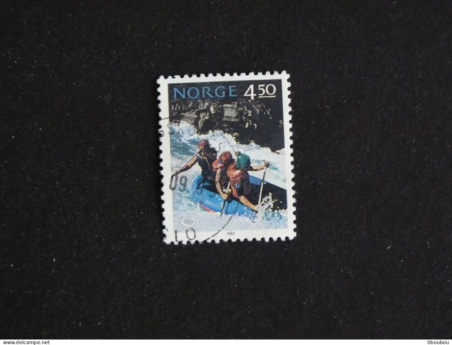 NORVEGE NORWAY NORGE NOREG YT 1081 OBLITERE - NORDEM TOURISME RAFTING SUR LA SJOA - Used Stamps