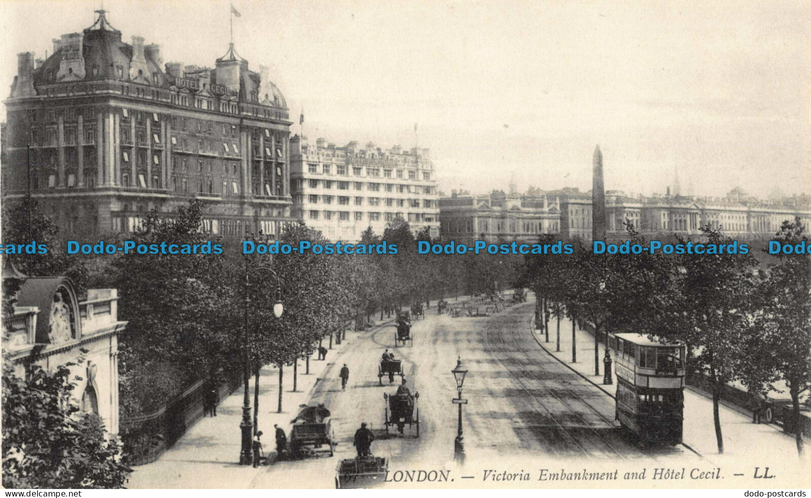 R043291 London. Victoria Embankment And Hotel Cecil. LL - Altri & Non Classificati