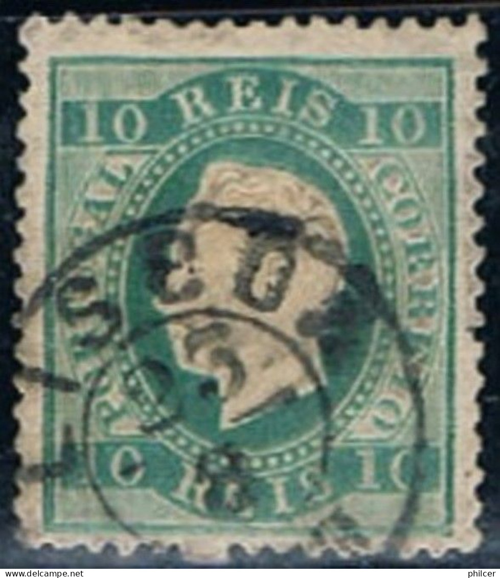 Portugal, 1879/80, # 49 Dent. 12 1/2, Papel Liso, Used - Used Stamps