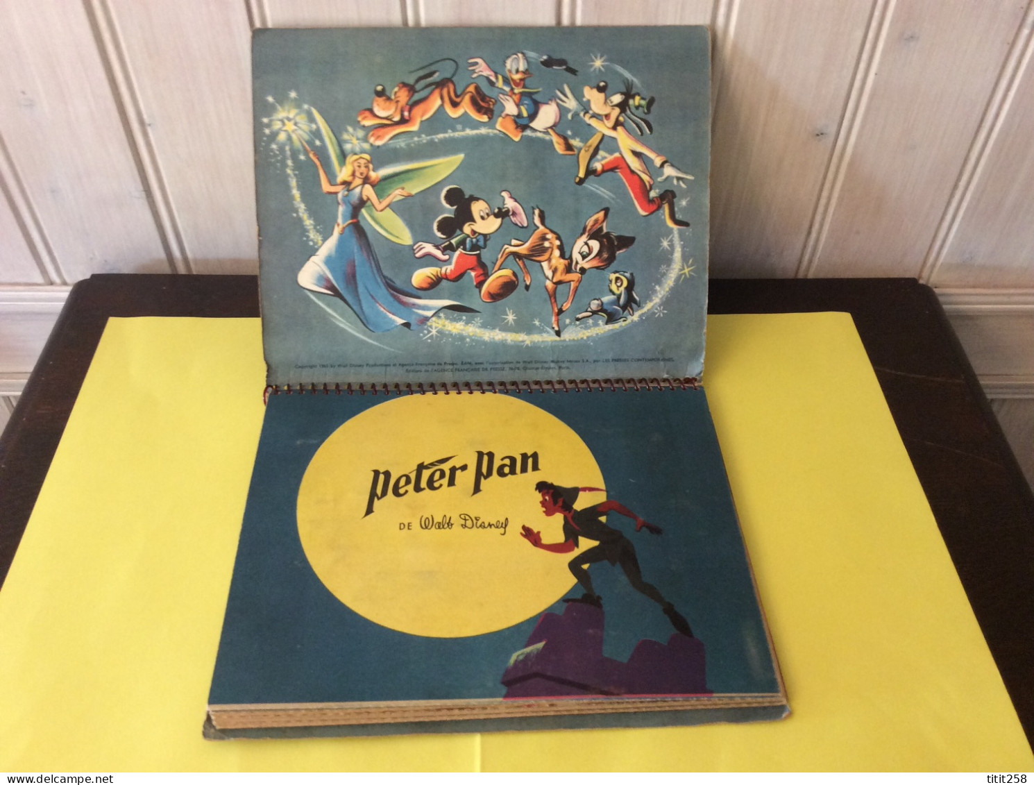 Pas Courant ! Enfantina . BD POP UP A Systémes / PETER PAN / WENDY /  / WALT DISNEY PRODUCTIONS 1955 - Disney