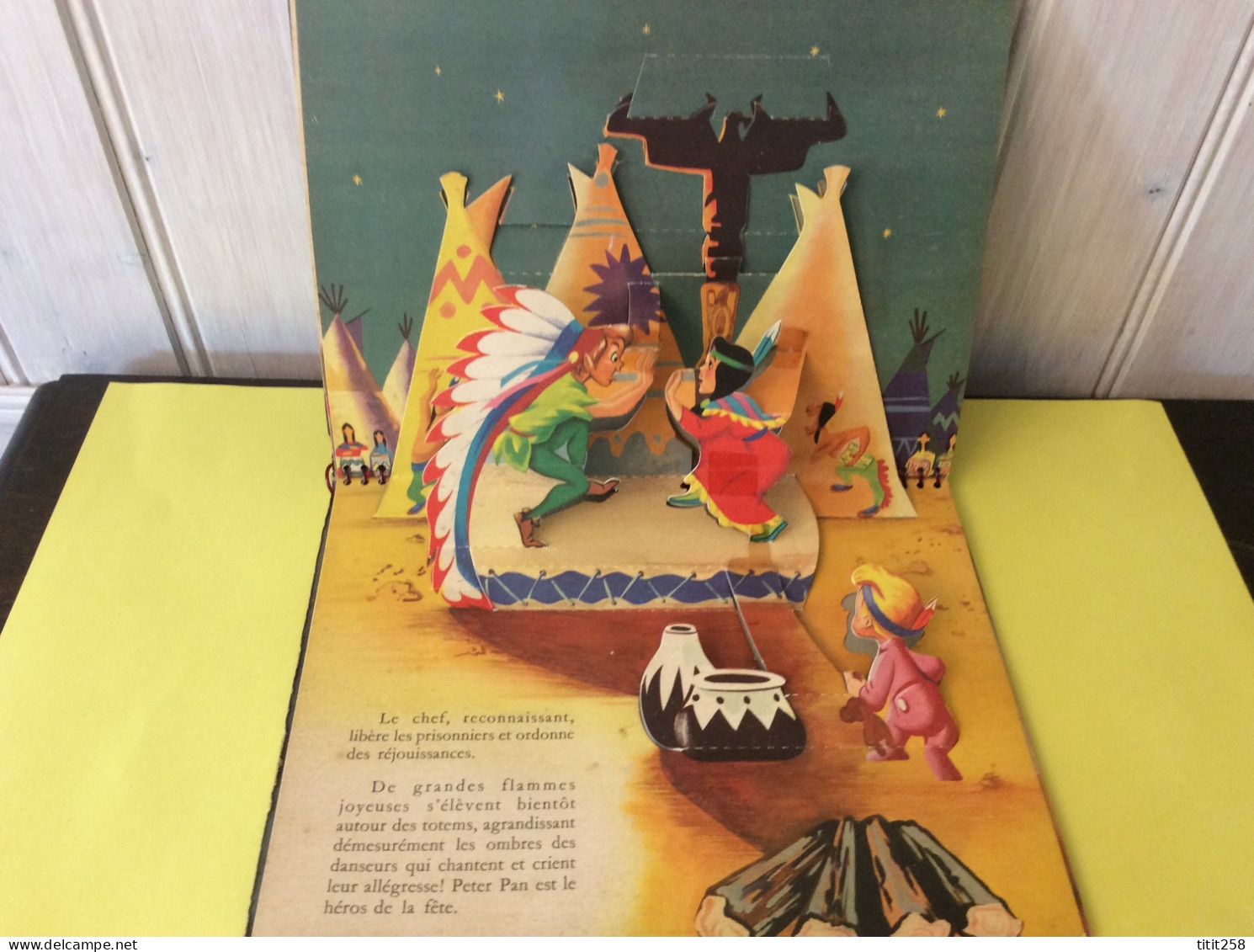 Pas Courant ! Enfantina . BD POP UP A Systémes / PETER PAN / WENDY /  / WALT DISNEY PRODUCTIONS 1955