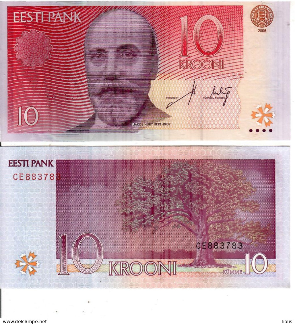 Estonia  P-86a  10 Krooni  2006  UNC - Estonie