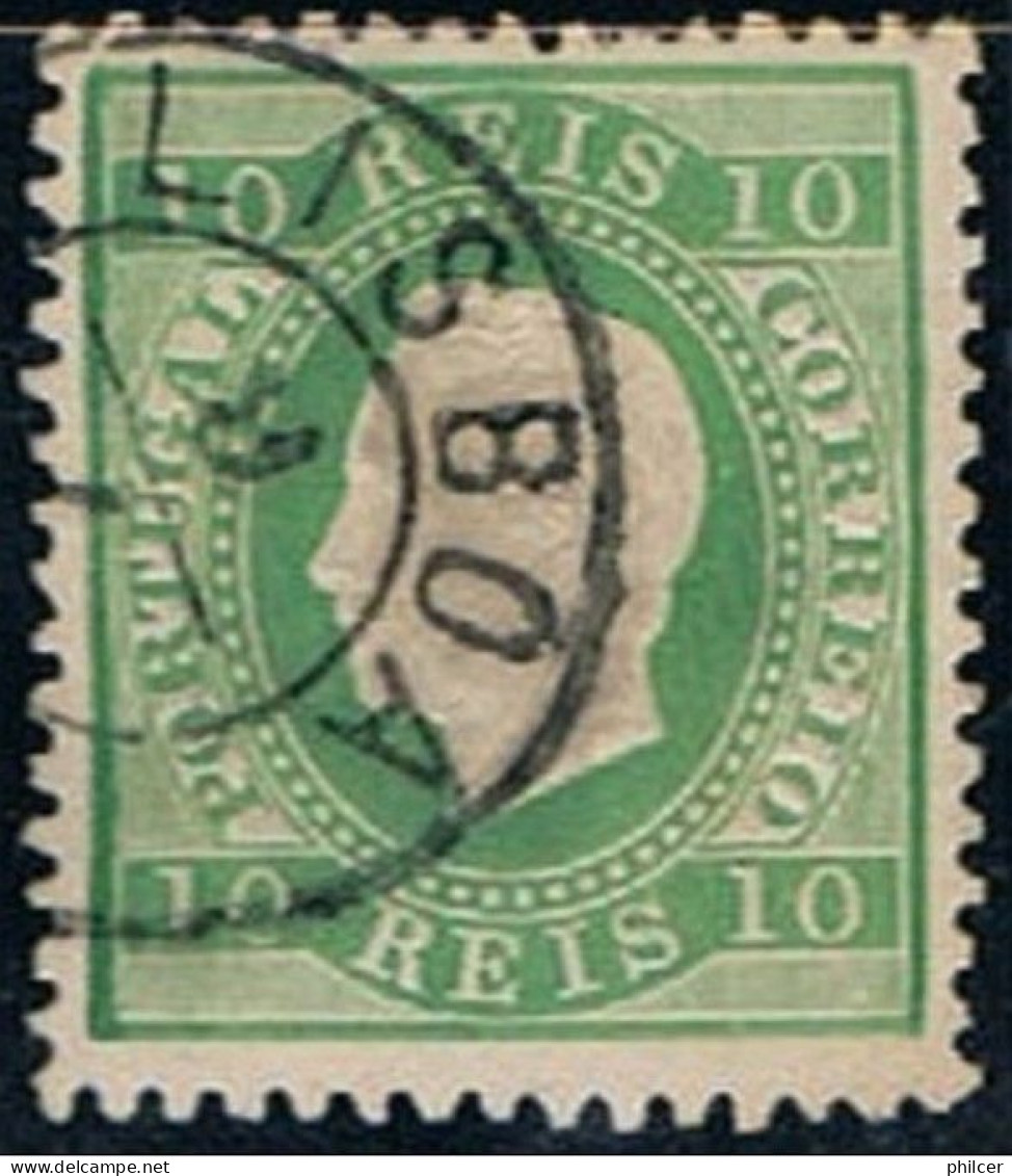 Portugal, 1879/80, # 49 Dent. 12 3/4, Papel Porcelana, Used - Used Stamps