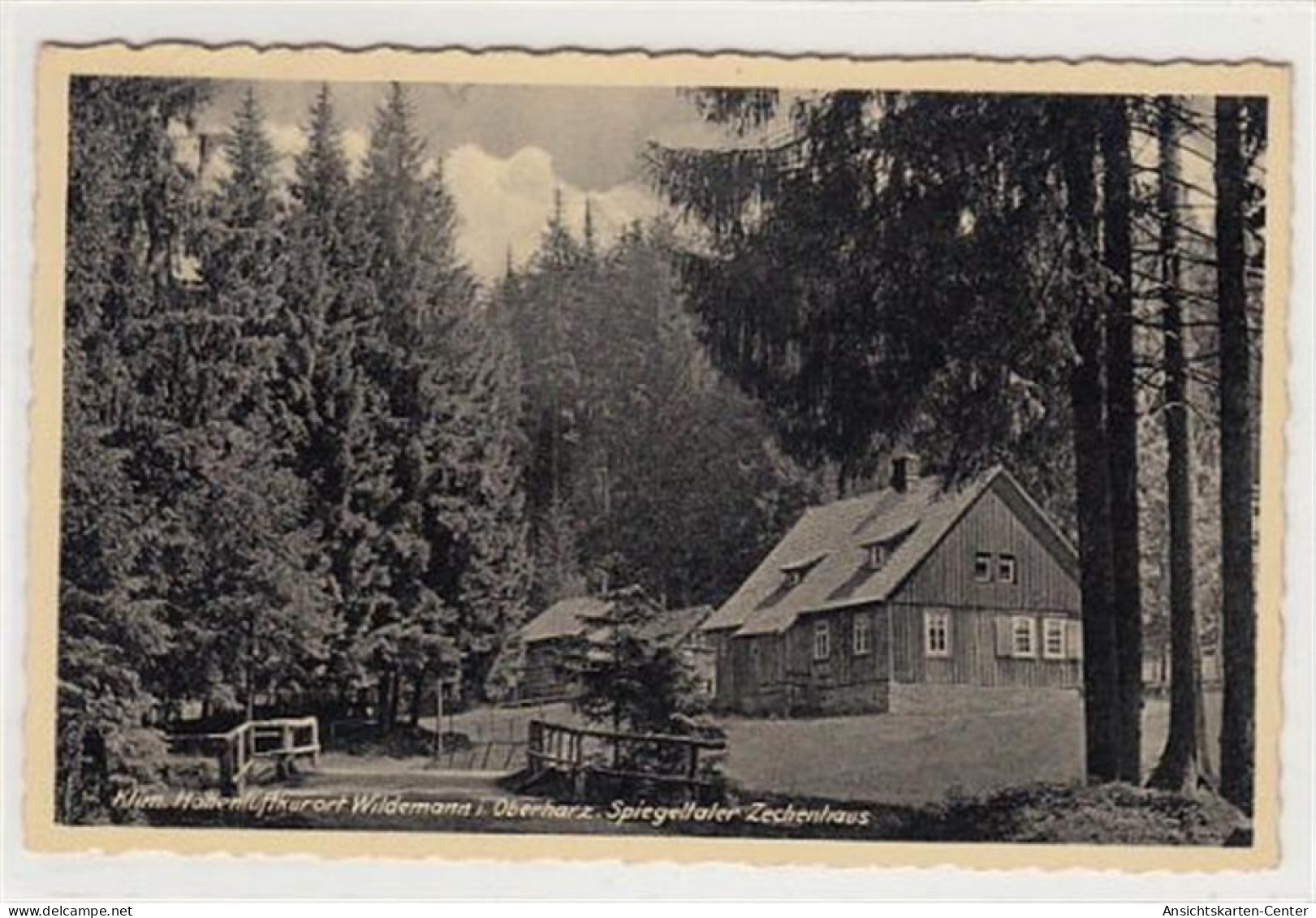 39081407 - Wildemann Im Oberharz. Spiegeltaler Zechenhaus Gelaufen, 1936. Gute Erhaltung. - Wildemann