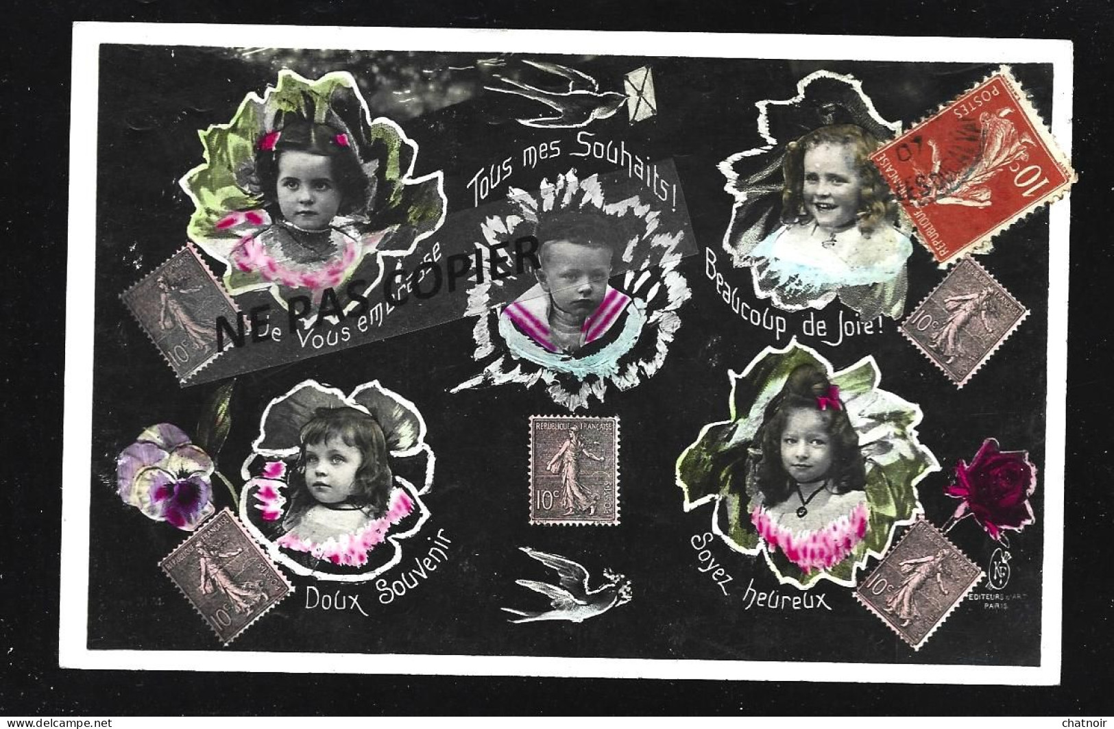 ENFANTS /  Semeuse - Briefmarken (Abbildungen)