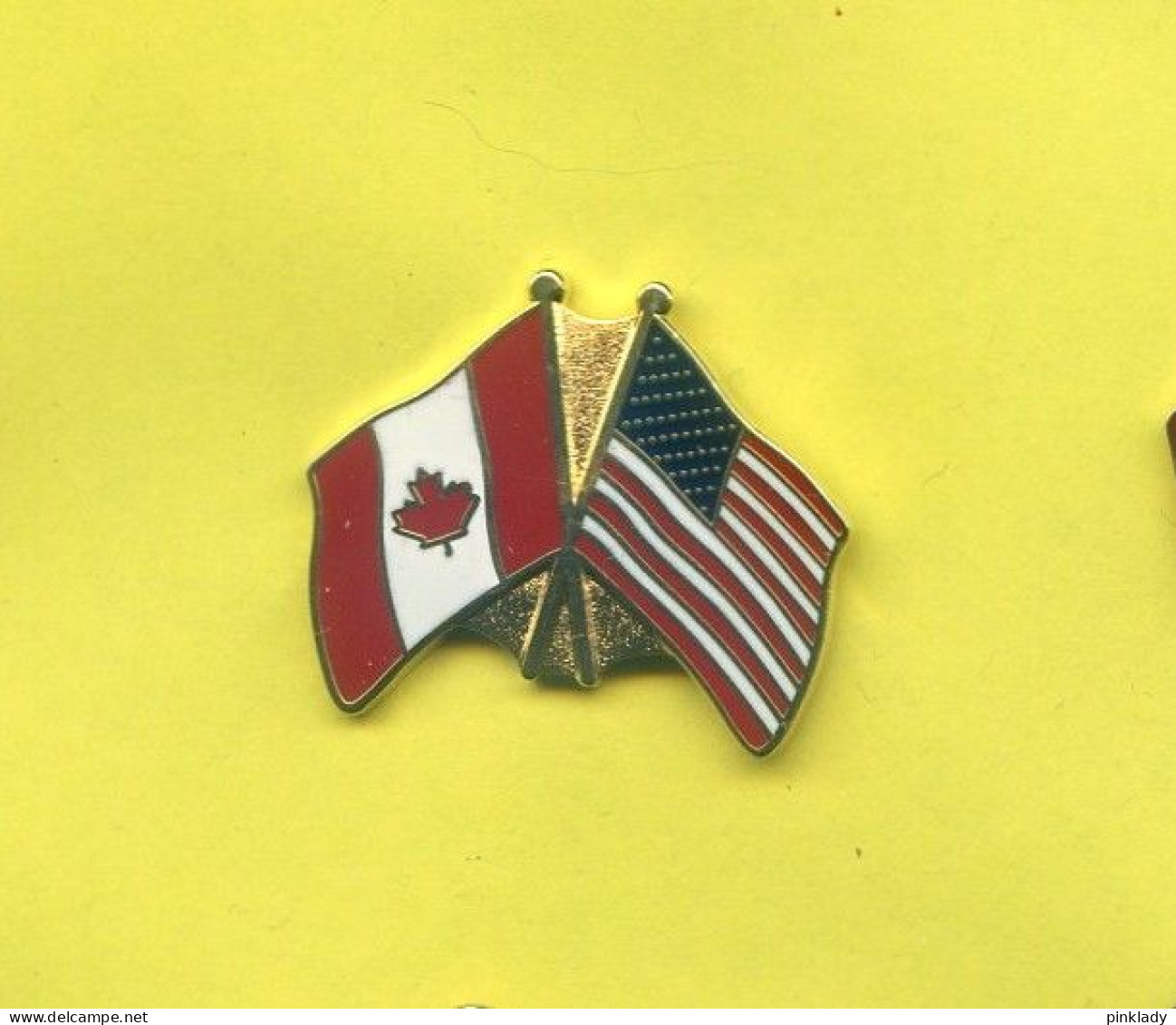 Rare Pins Drapeau Canada Usa Egf H281 - Other & Unclassified