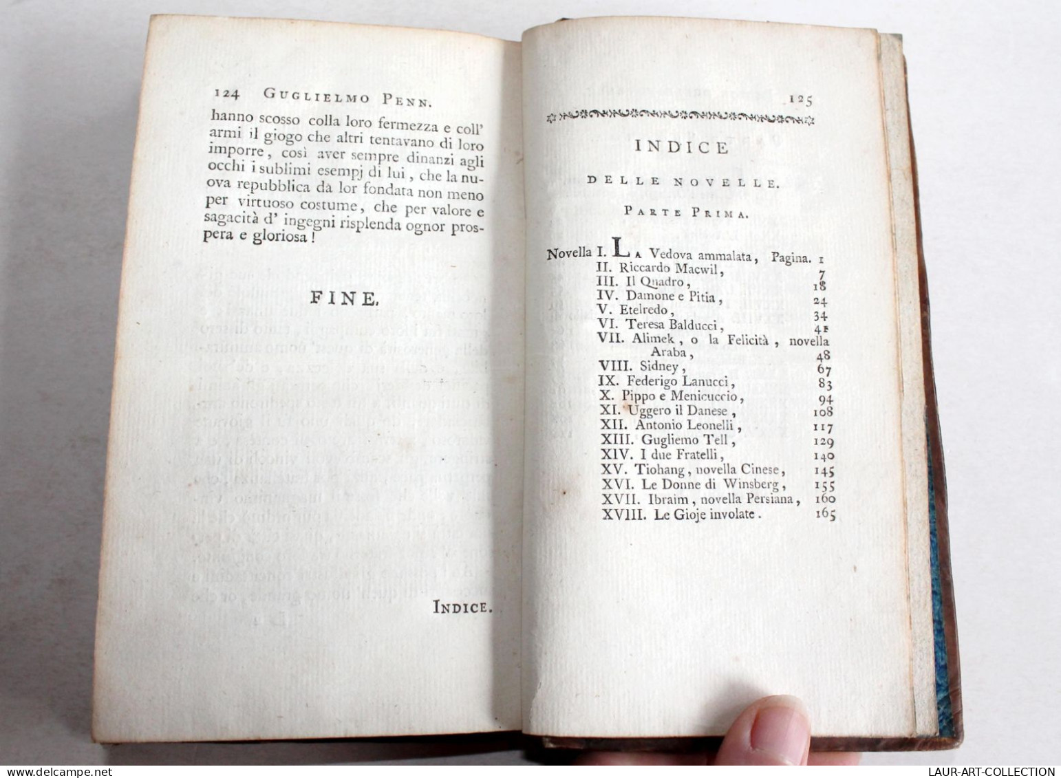 NOVELLE MORALI DI FRANCESCO SOAVE 1798 COMPLET PARTIE 1+2 /2, NOUVELLE ITALIENNE / ANCIEN LIVRE XVIIIe SIECLE (2204.52) - Alte Bücher