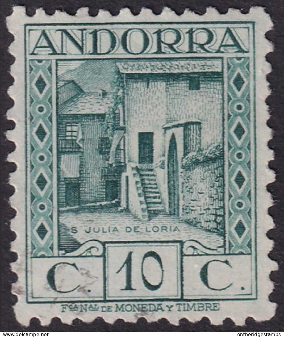 Andorra Spanish 1936 Sc 27 Ed 30 Used Light Cancel - Used Stamps