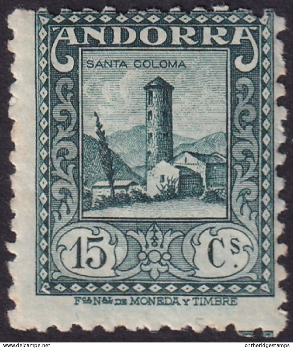 Andorra Spanish 1931 Sc 16a Ed 18d MNH** Light Creasing Perf 11.5 - Unused Stamps