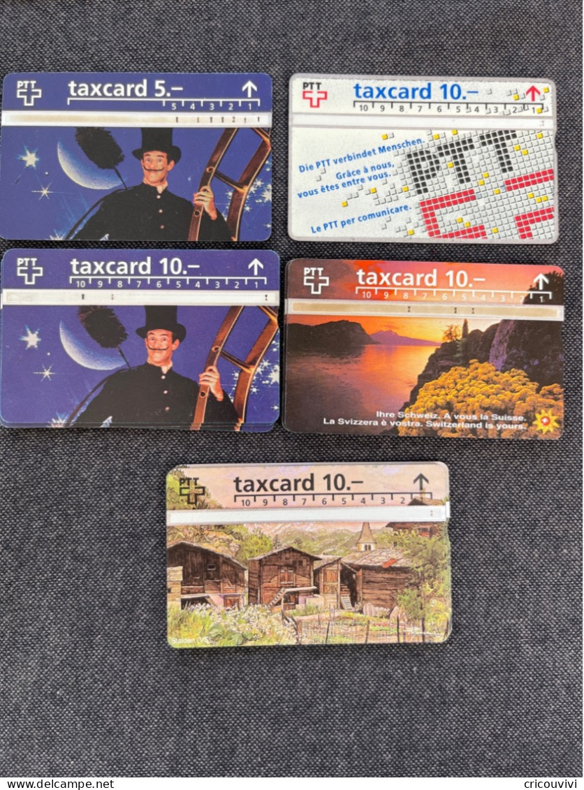 Lot 1 Taxcard 10 - Zwitserland
