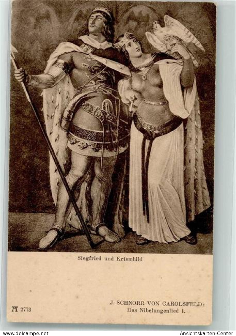 39678807 - Karolsfeld V. J. Schnorr Siegfried U. Kriemhilde Das Nibelungenlied I. F.A. Ackermann`s Nr. 2773 - Fairy Tales, Popular Stories & Legends