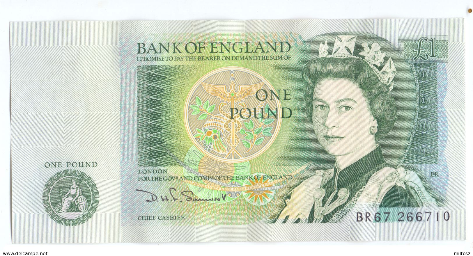 Great Britain 1 Pound  (D.H.F. Somerset) - 1 Pond