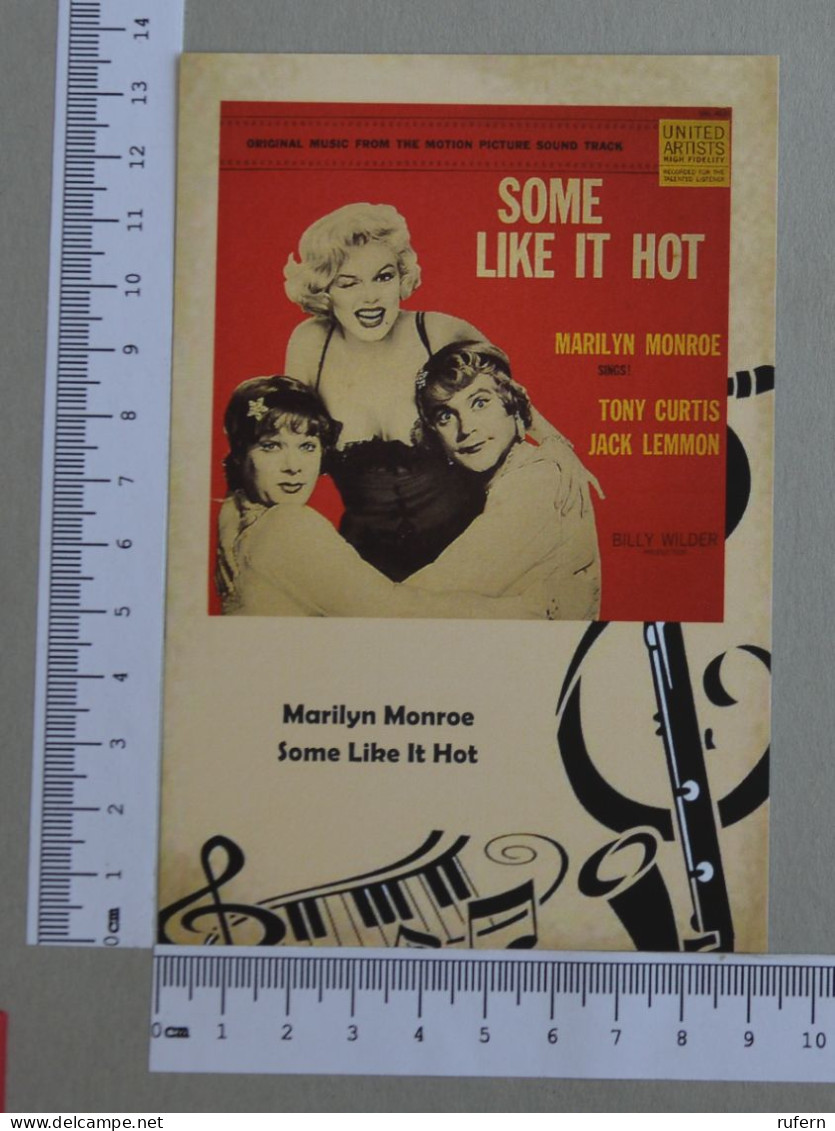 POSTCARD  - MARILYN MONROE - LPS COLLECTION - 2 SCANS  - (Nº59063) - Music And Musicians