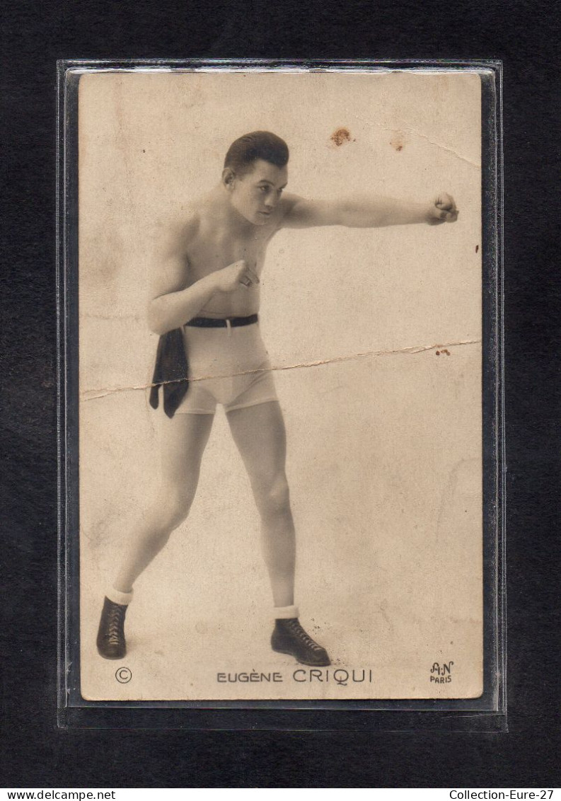 (08/05/24) THEME SPORTS-CPA BOXE - EUGENE CRIQUI - Boxe