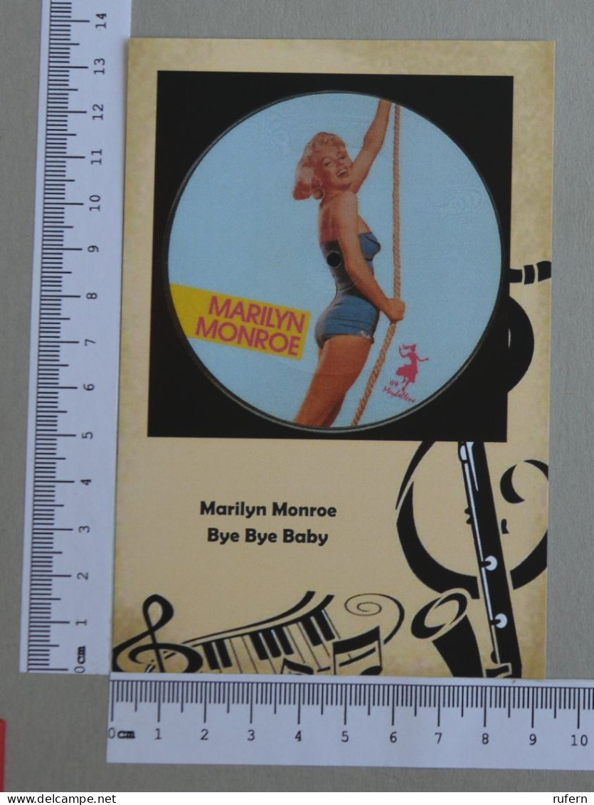 POSTCARD  - MARILYN MONROE - LPS COLLECTION - 2 SCANS  - (Nº59066) - Music And Musicians