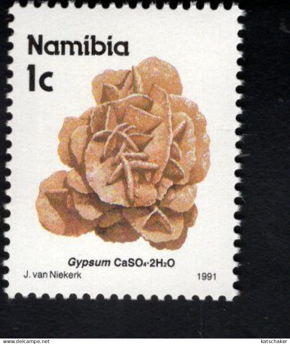 2025393290 1991 SCOTT 674 (XX) POSTFRIS MINT NEVER HINGED - MINERALS & MINES - GYPSUM - Namibie (1990- ...)