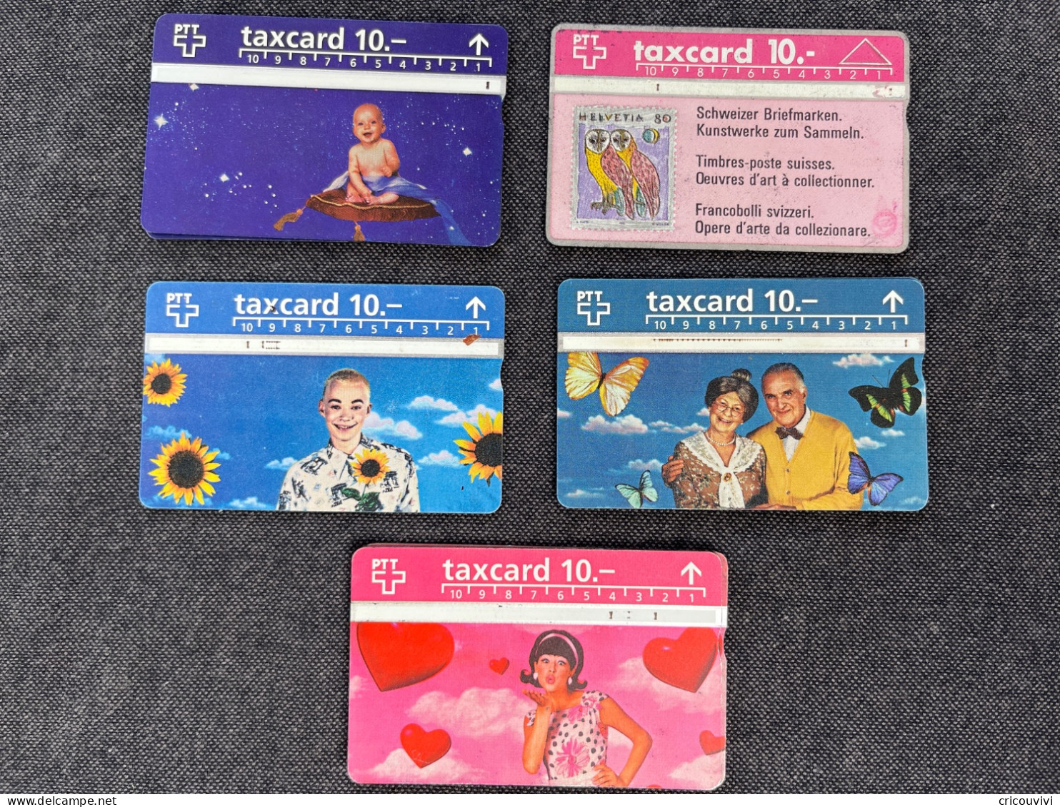 Lot 3 Taxcard 10 - Zwitserland
