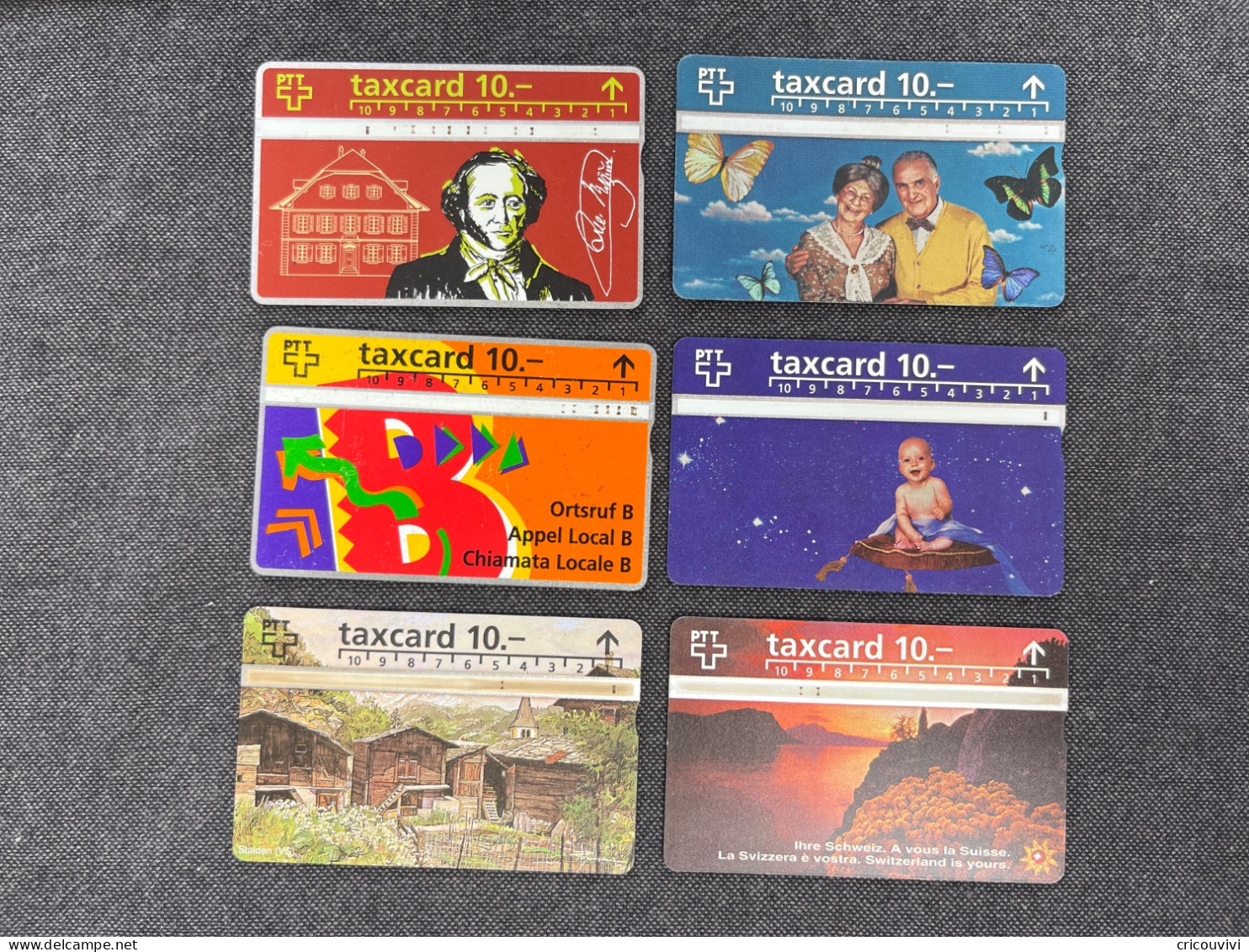 Lot 4 Taxcard 10 - Zwitserland
