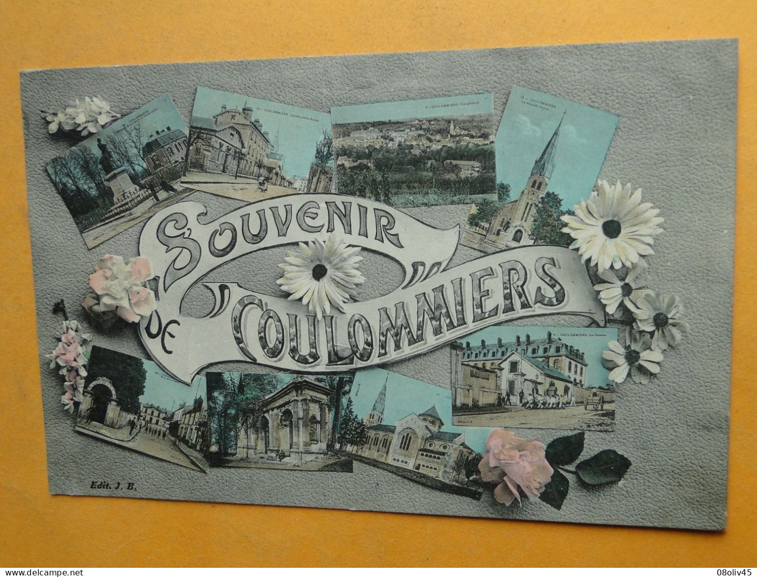 COULOMMIERS -- Carte Colorisée Multivues " Souvenir De Coulommiers " - Coulommiers