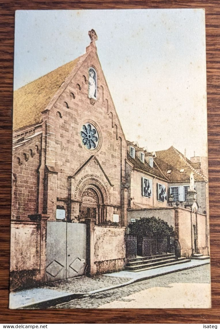 Carte Postale Ancienne Colorisée : Paray-Le-Monial - La Chapelle Des Apparitions Au Monastère De La Visitation - Unclassified